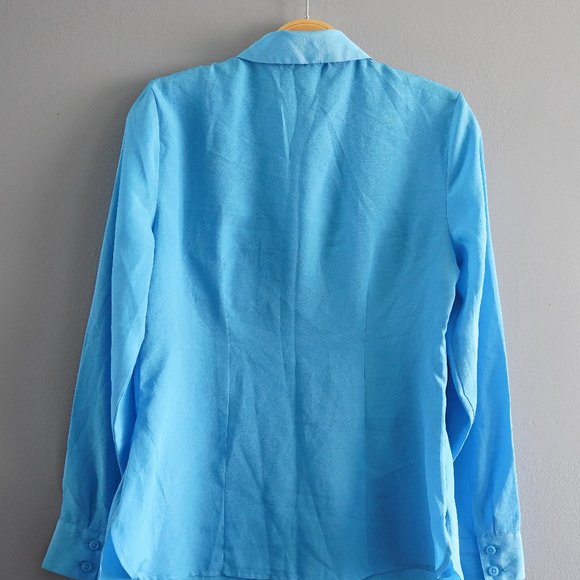 Ann Taylor Petite Silk Camp Shirt 4P - Picture 3 of 3